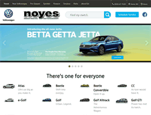 Tablet Screenshot of noyesvolkswagen.com